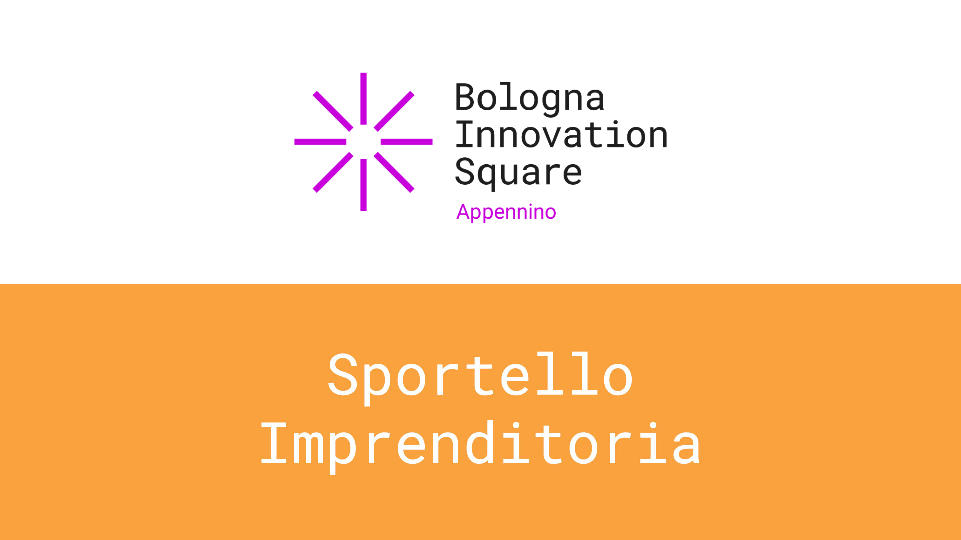 Sportello Imprenditoria BIS Appennino