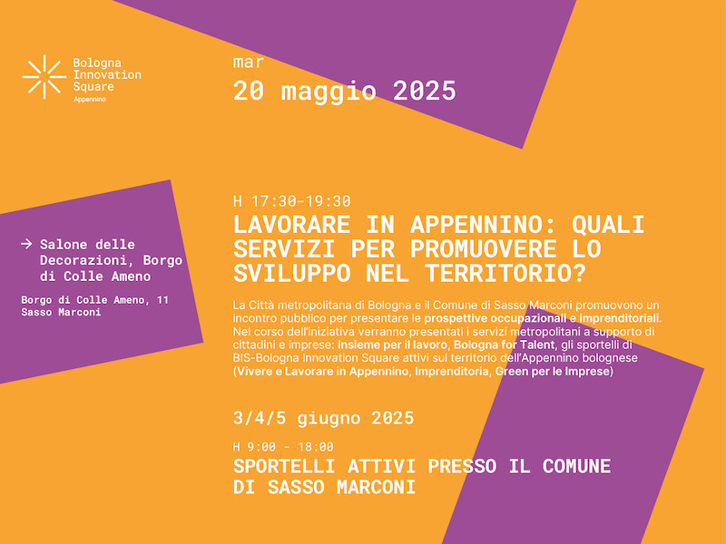 Lavorare in Appennino: quali servizi per promuovere lo sviluppo del territorio?