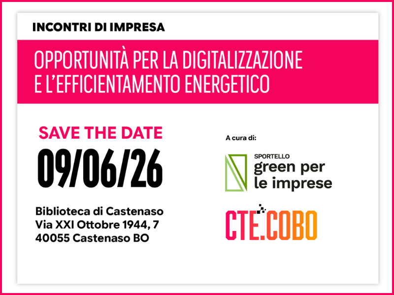Incontri di impresa. Si parte da Castenaso