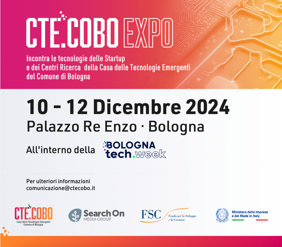CTE.COBO EXPO a Bologna dal 10 al 12 dicembre