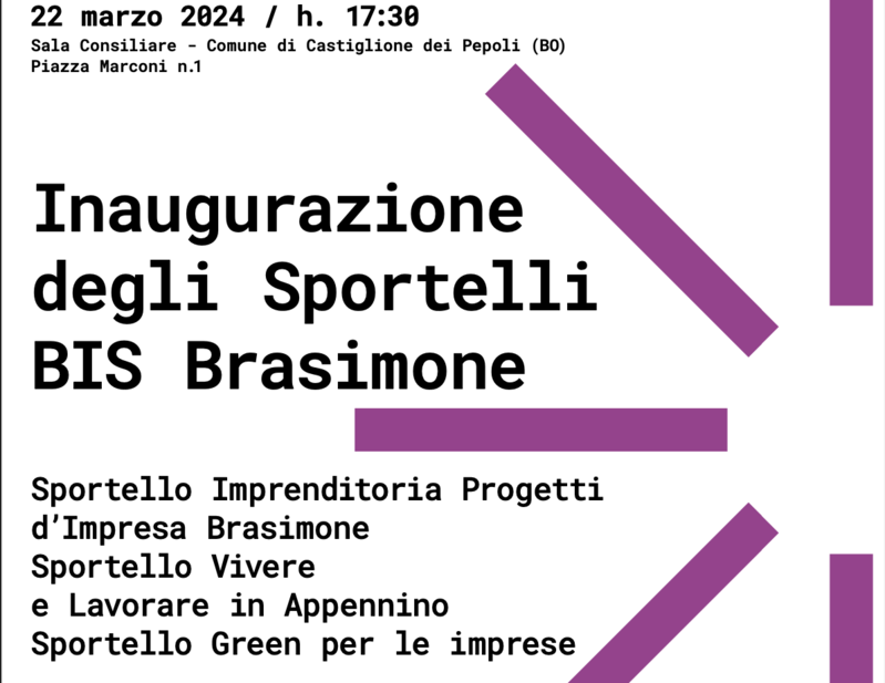 Inaugurazione degli Sportelli di BIS Brasimone