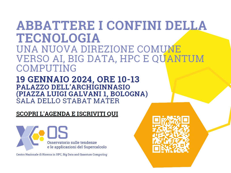 Evento inaugurale dell'Osservatorio sulle tendenze e le applicazioni del Supercalcolo